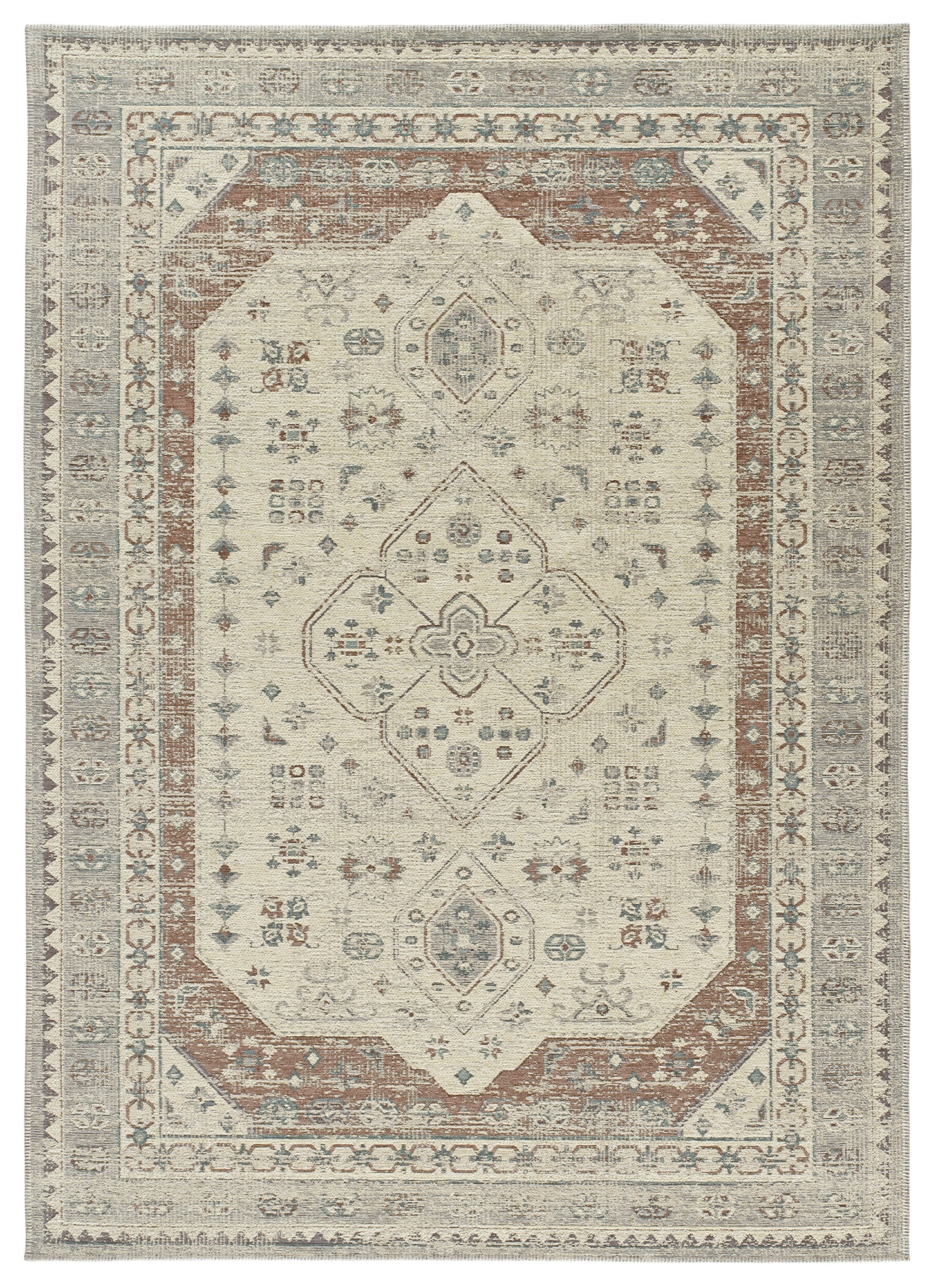 Imagen 0 de Alfombra diseño floral, moderna y apta también para exteriores