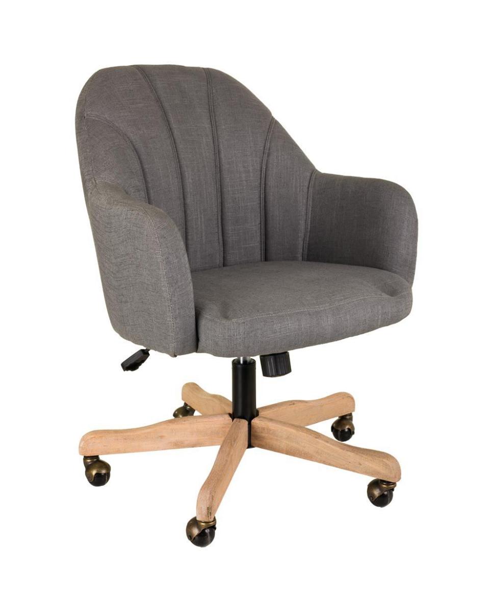 Imagen 0 de Silla de madera y tapizada con ruedas