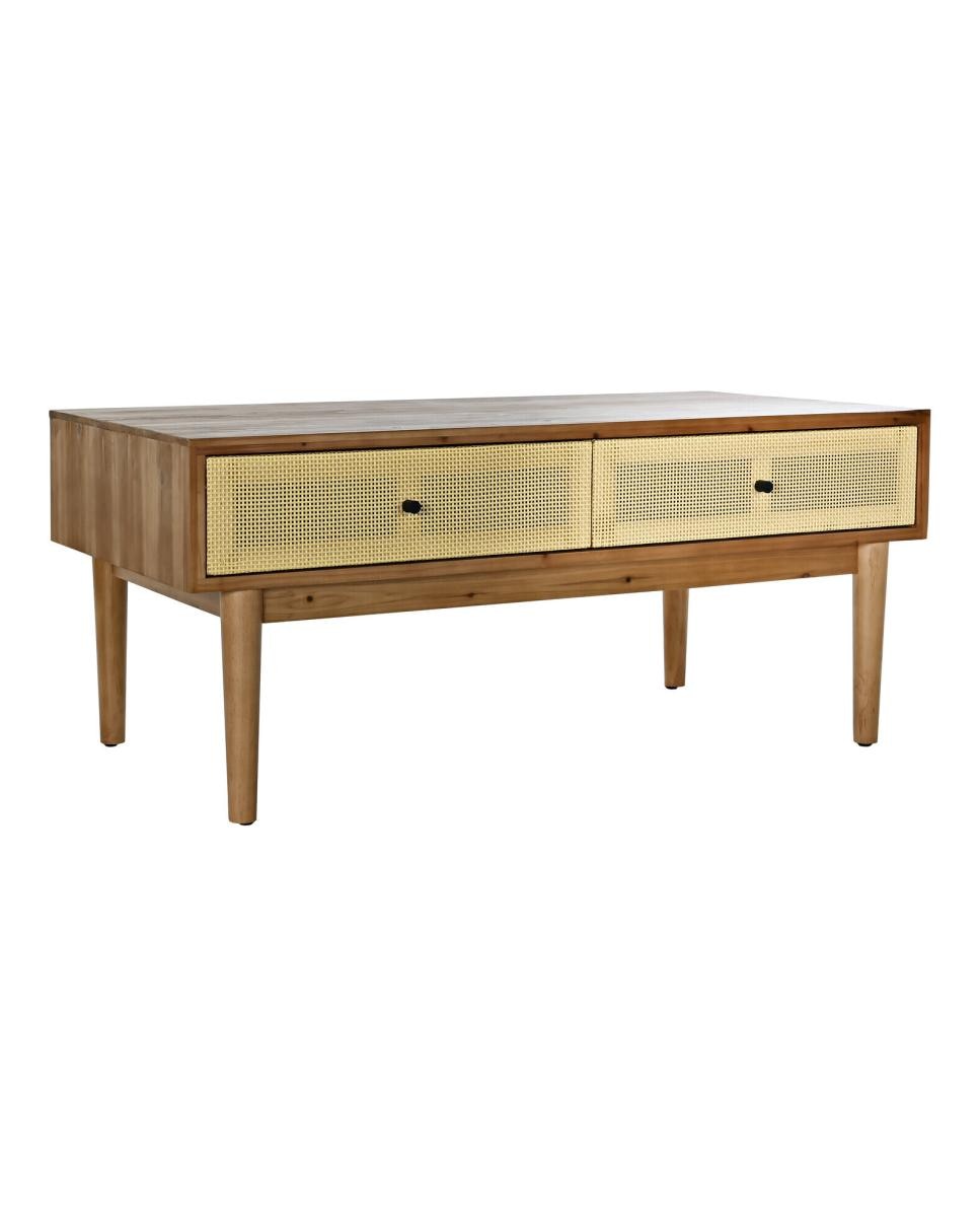 Imagen 0 de Mesa cafe abeto ratan 106 x 55 x 46 marrón