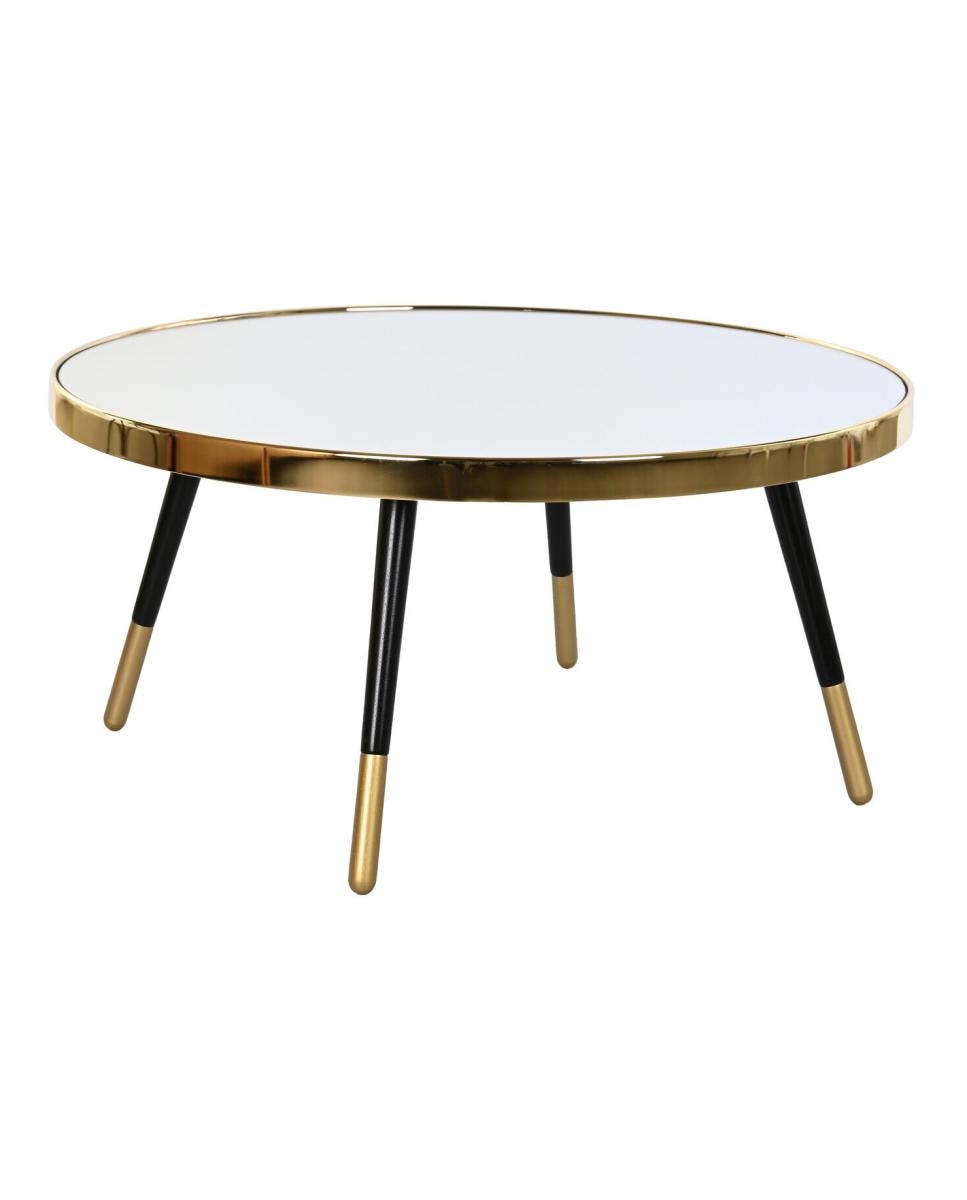 Imagen 0 de Mesa cafe acero espejo 82,5 x 82,5 x 40 dorado