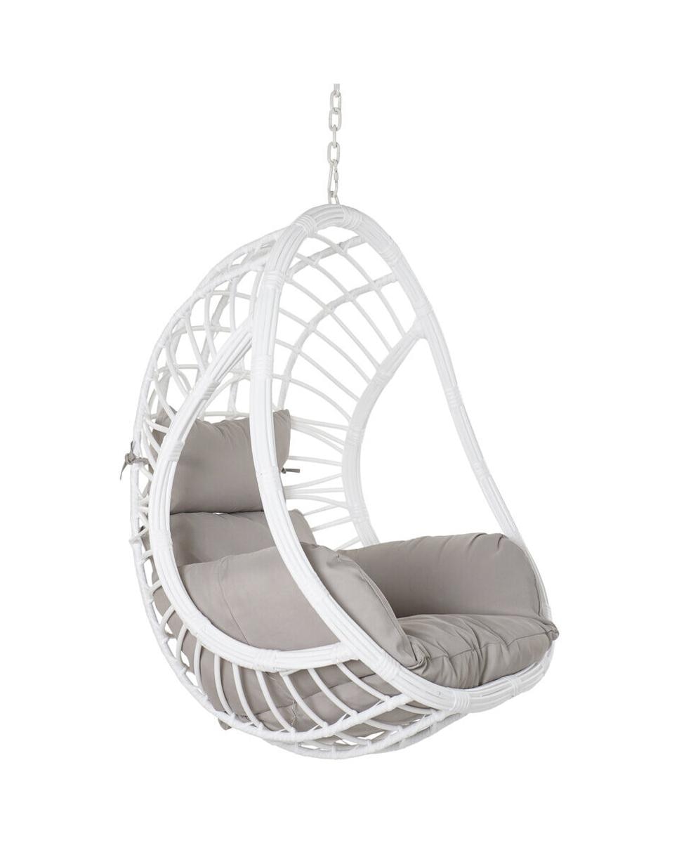 Imagen 0 de Sillón ratán sintético metal 90x70x110 colgante