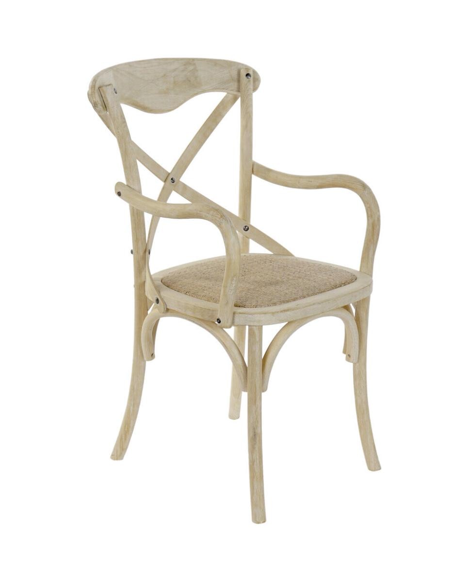 Imagen 0 de Silla olmo ratán 55x57x92 crossback envejecido