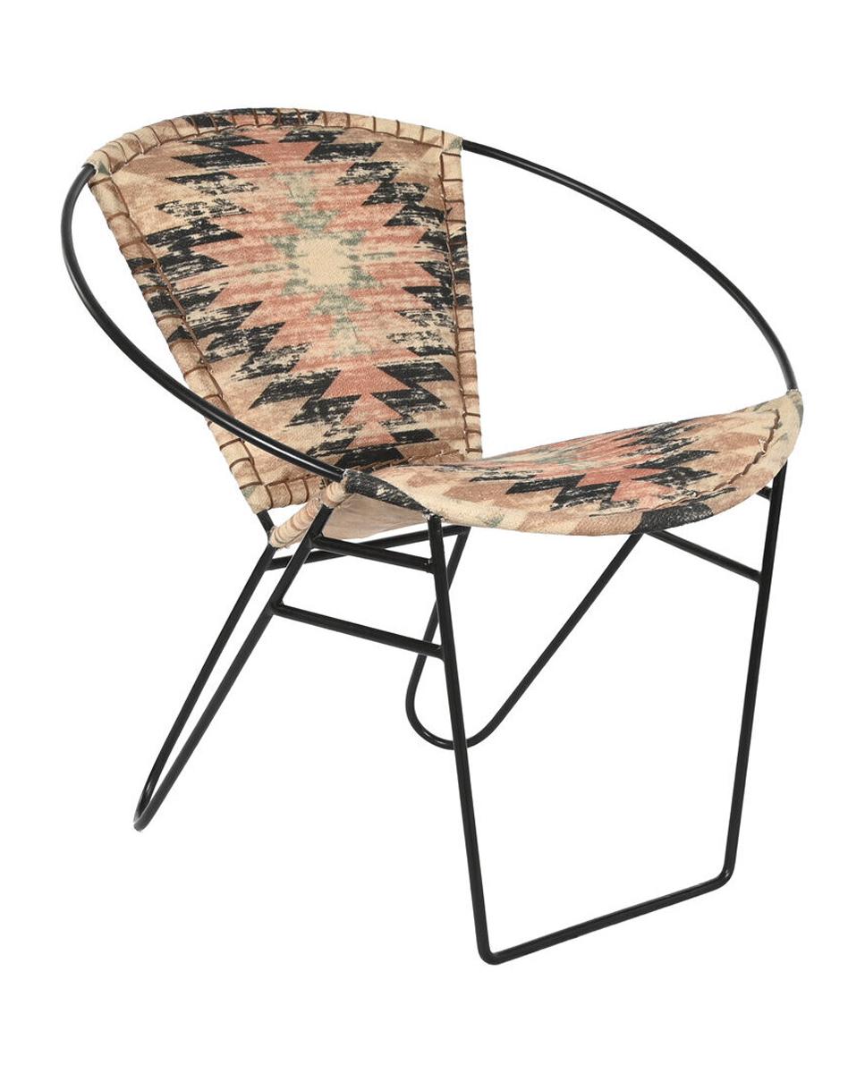 Imagen 0 de Silla kilim metal 76x76x63 multicolor