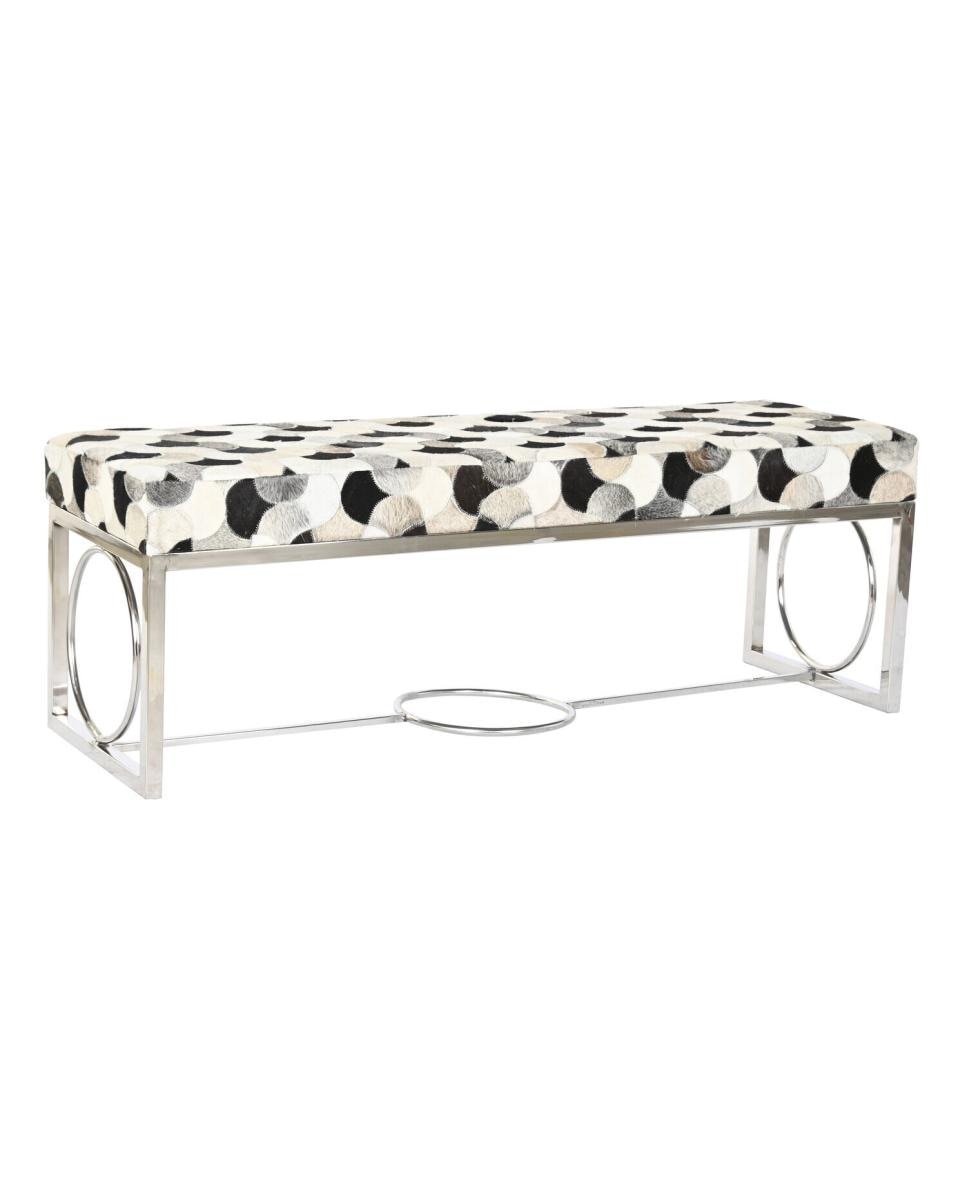 Imagen 0 de Descalzadora piel acero 122 x 41 x 44 rombos blanco