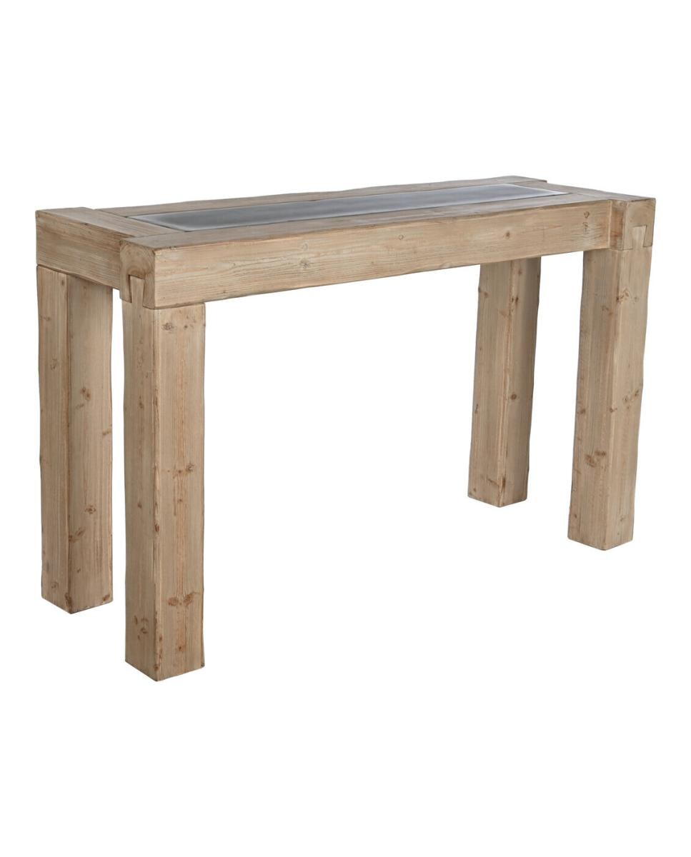 Imagen 0 de Consola abeto mdf 155x45x90,5 natural