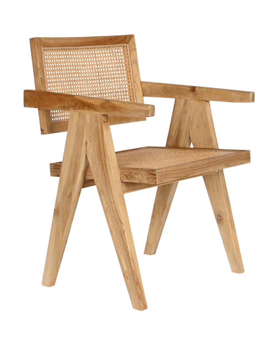 Imagen 0 de Silla teca ratán 58x56x82 natural