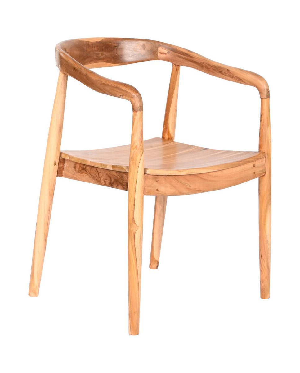 Imagen 0 de SILLA TECA 56X51X78 MARRON CLARO