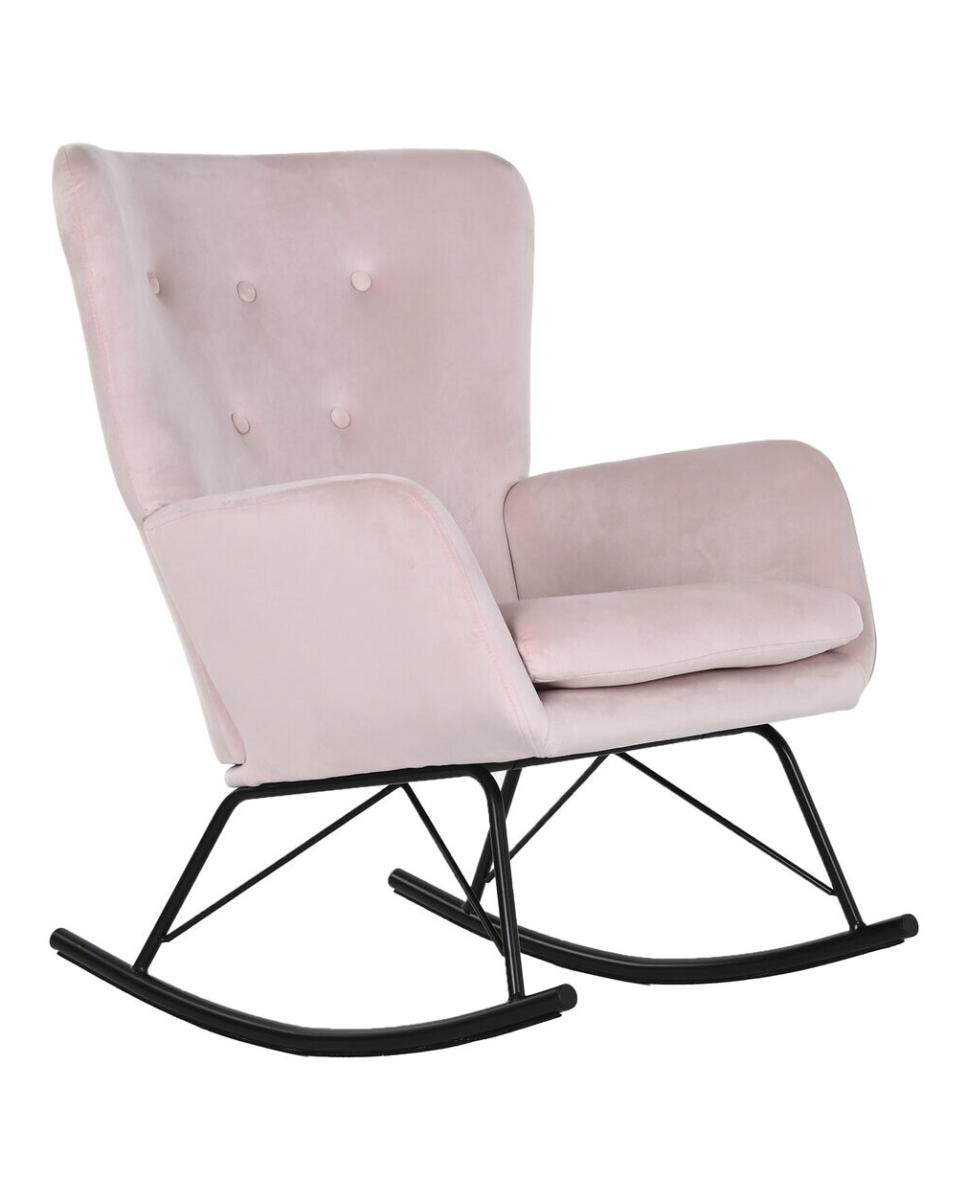 Imagen 0 de Mecedora poliéster metal 68x90x92 rosa
