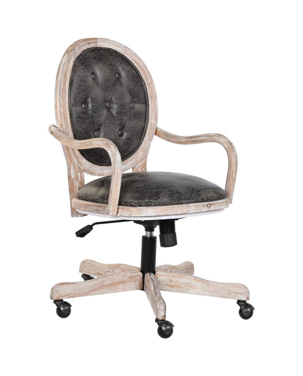 Imagen 0 de Silla abeto poliuretano 52 x 50 x 88 98 ruedas marrón oscuro