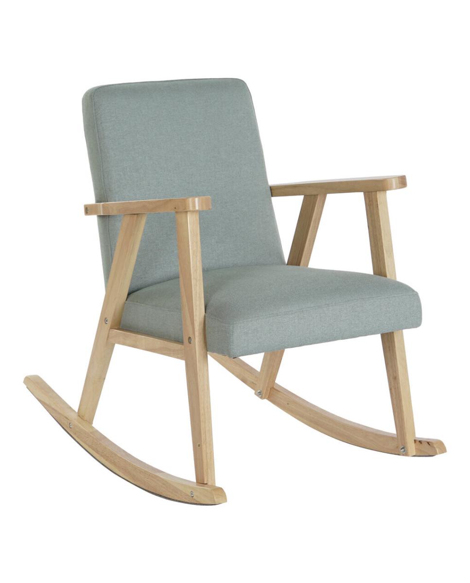 Imagen 0 de Mecedora haya 81x58x90 mecedora poliéster madera