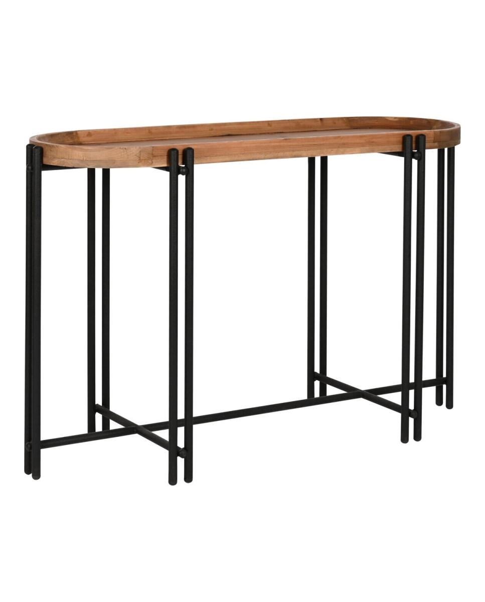 Imagen 0 de Consola madera metal 115x40x75