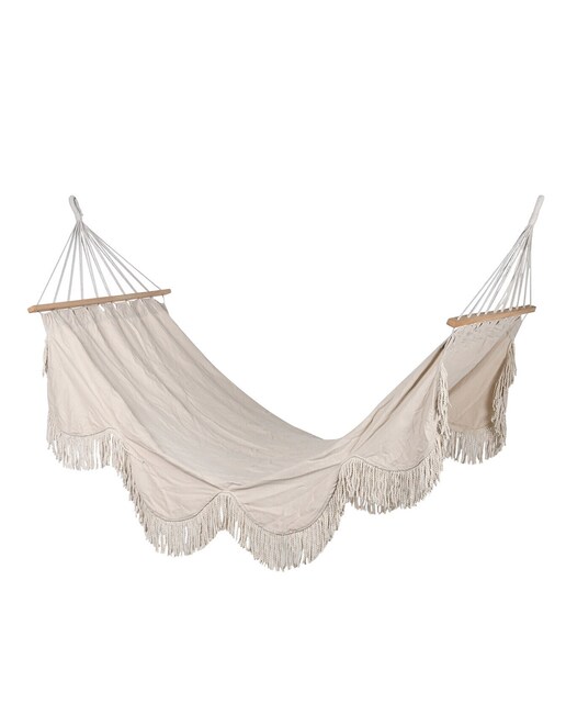 Imagen 0 de Hamaca algodon abeto 200x100x5 flecos