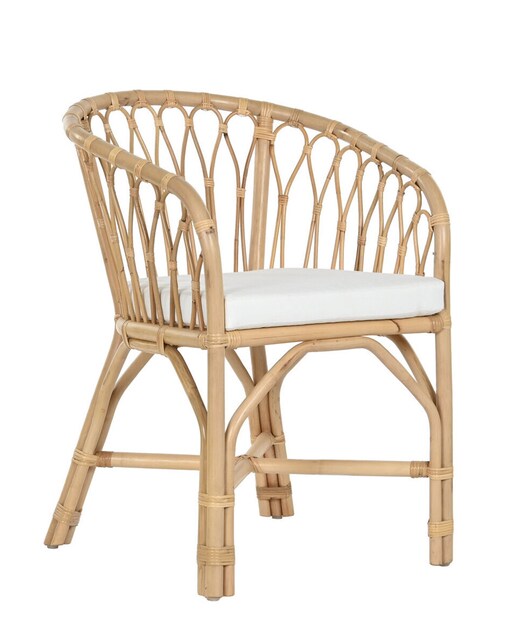 Imagen 0 de Silla bambu ratan 58x60x83