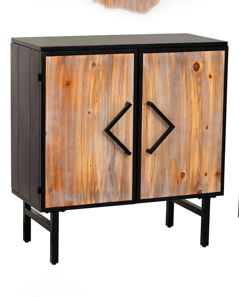 Imagen 0 de Aparador de metal y madera 2 p