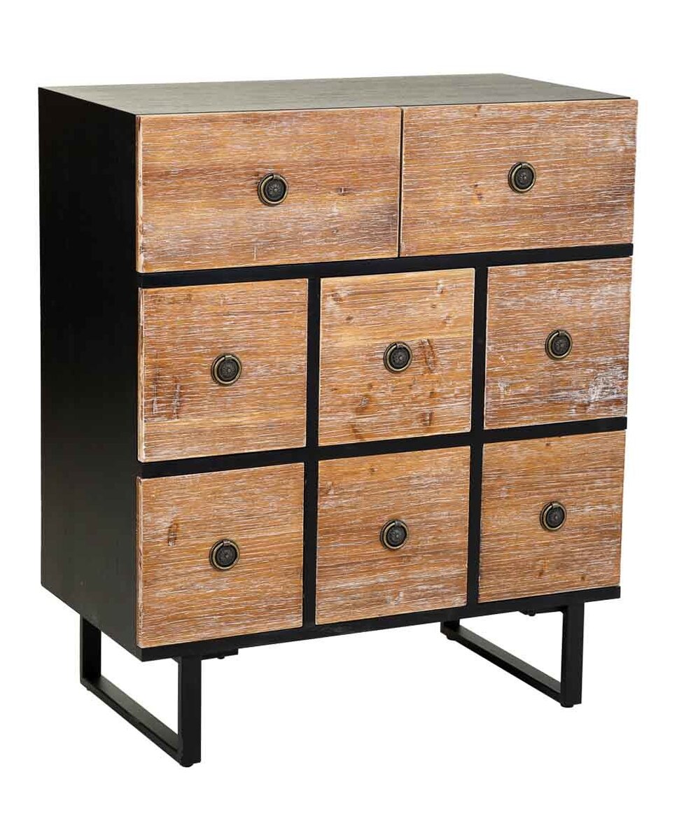 Imagen 0 de Comoda de madera con 8 cajónes