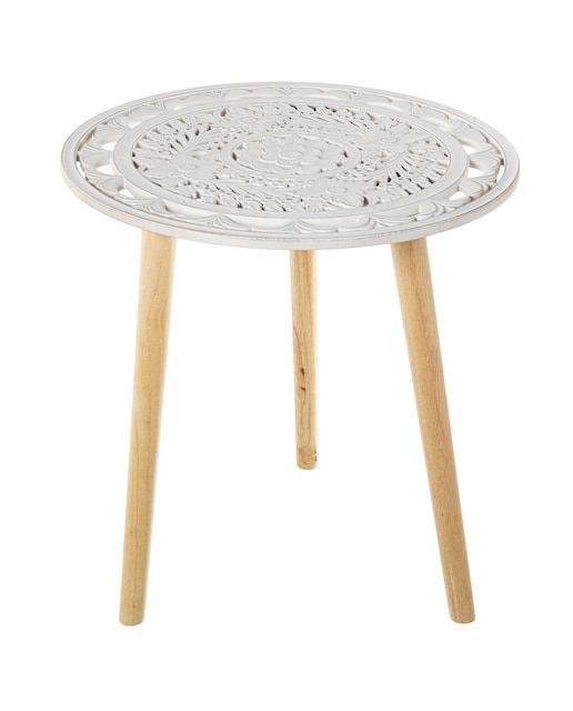 Imagen 0 de Mesa auxiliar madera calada pa