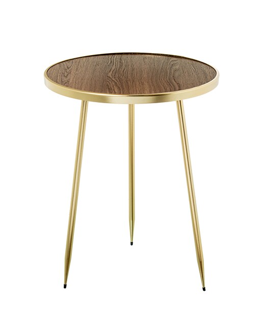 Imagen 0 de Mesa auxiliar madera nogal bor