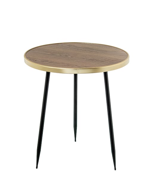 Imagen 0 de Mesa auxiliar madera nogal bor