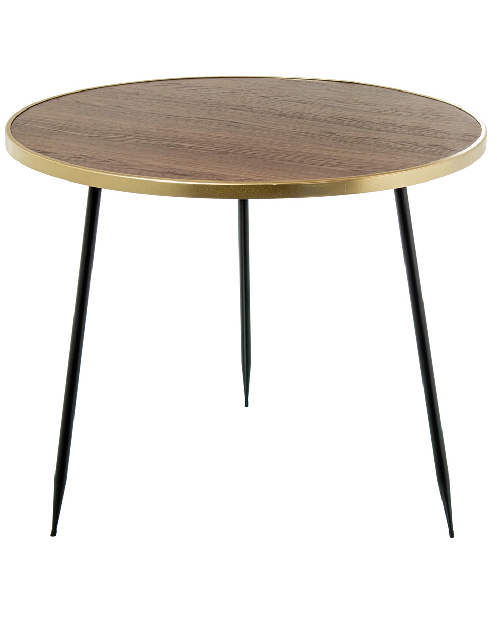 Imagen 0 de Mesa auxiliar madera nogal bor