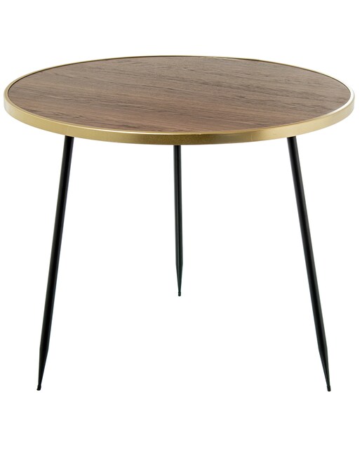 Imagen 0 de Mesa auxiliar madera nogal bor