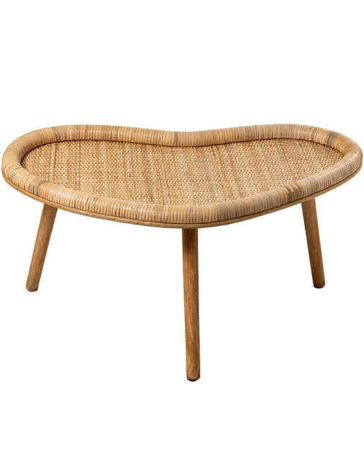 Imagen 0 de Mesa auxiliar ratan 76x46x40cm