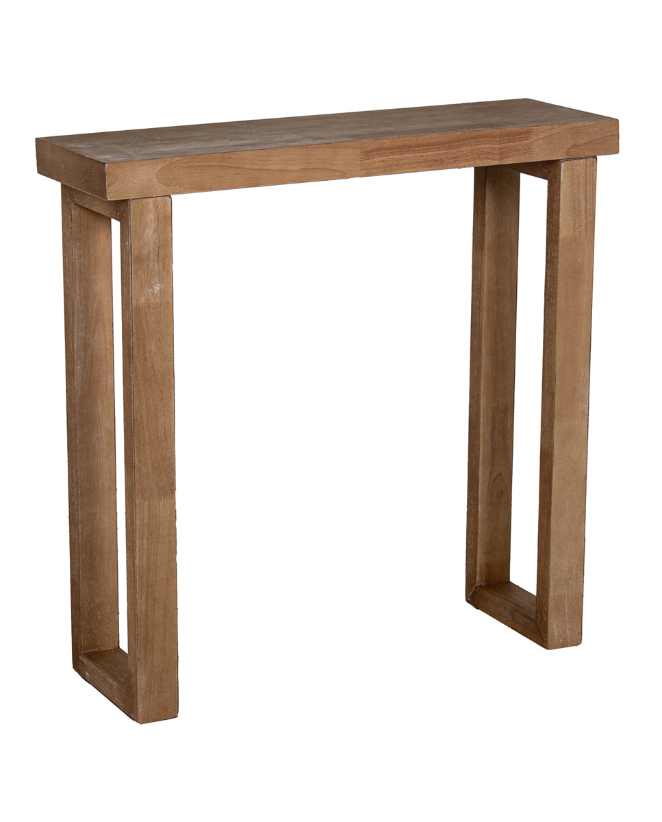Imagen 0 de Mesa entrada madera 80x25x80cm