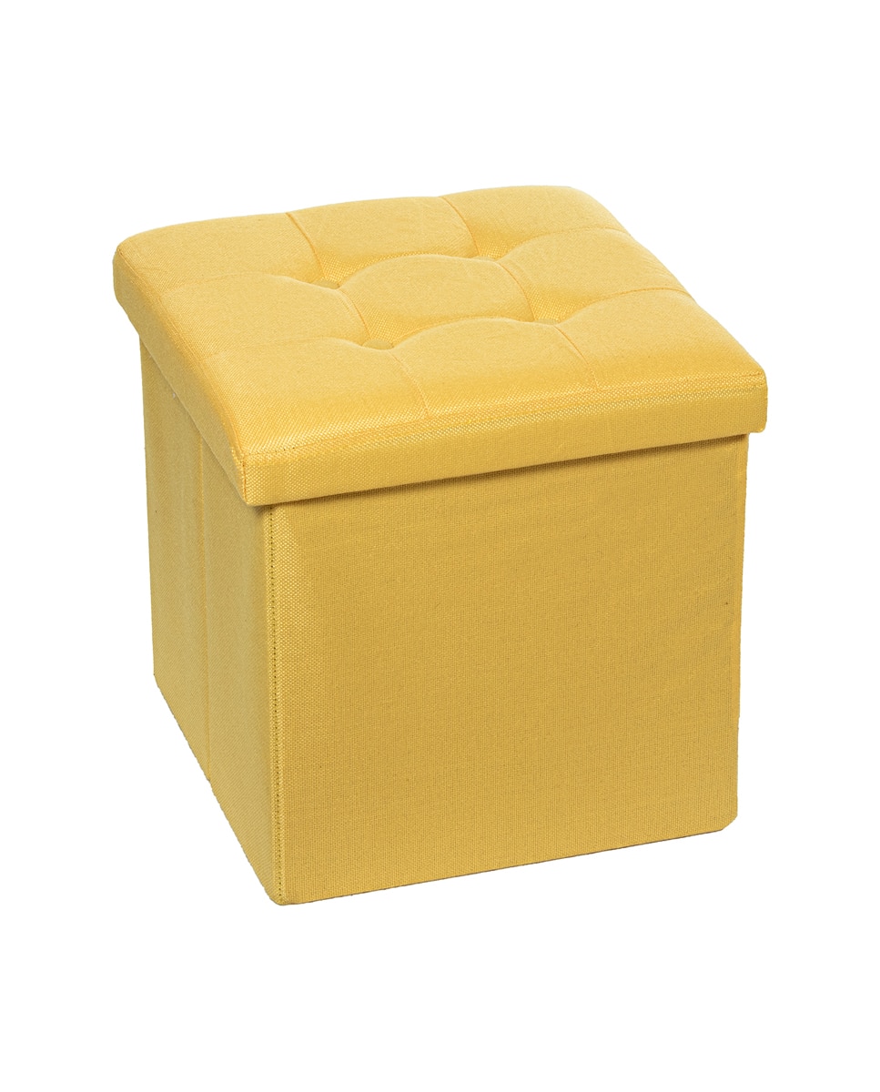Imagen 0 de Puf plegable poliester mostaza