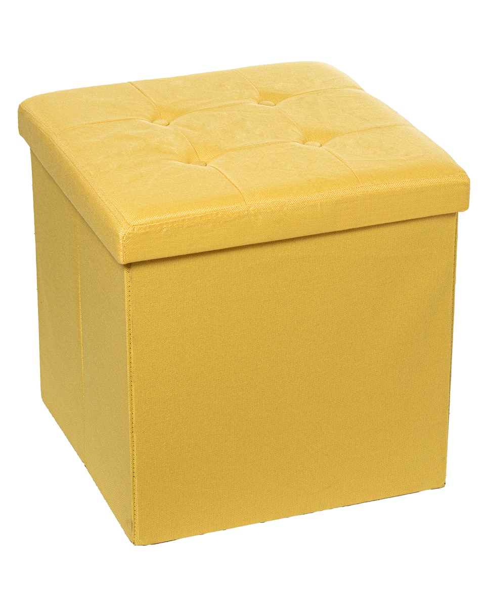 Imagen 0 de Puf plegable poliester mostaza