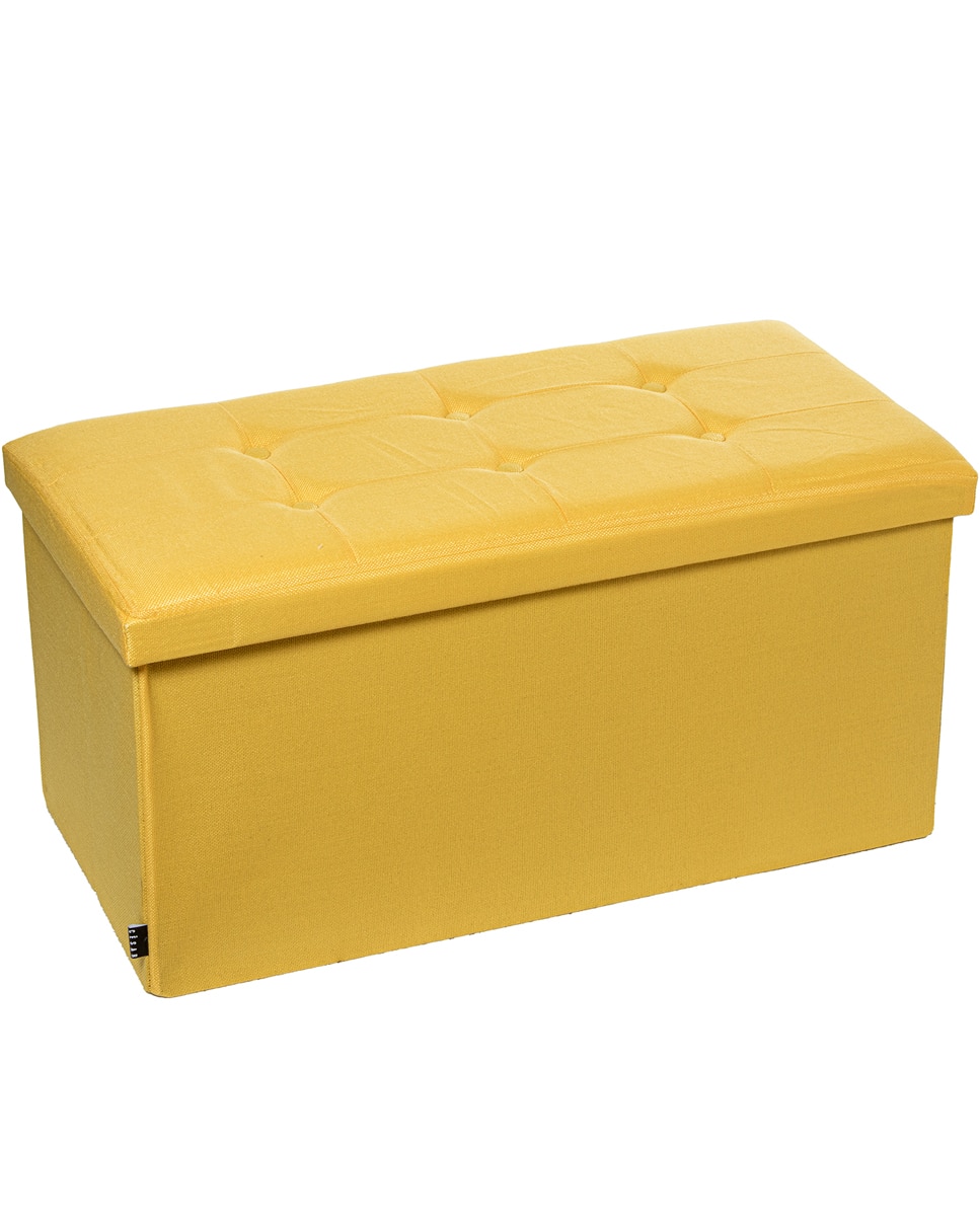 Imagen 0 de Puf plegable poliester mostaza
