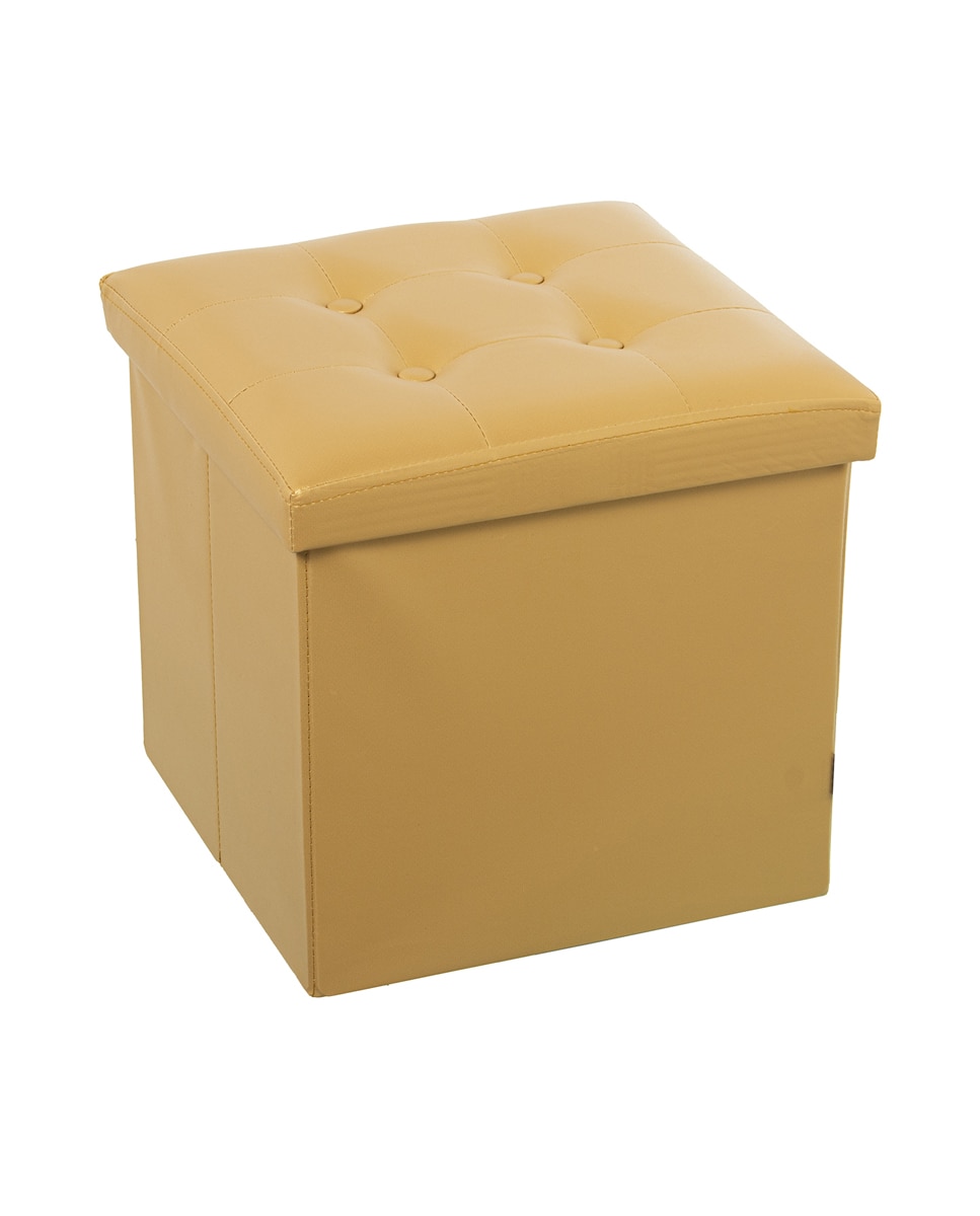 Imagen 0 de Puf plegable polipiel almacena