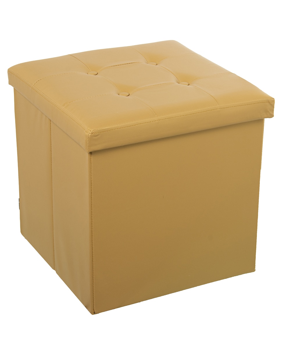 Imagen 0 de Puf plegable polipiel almacena