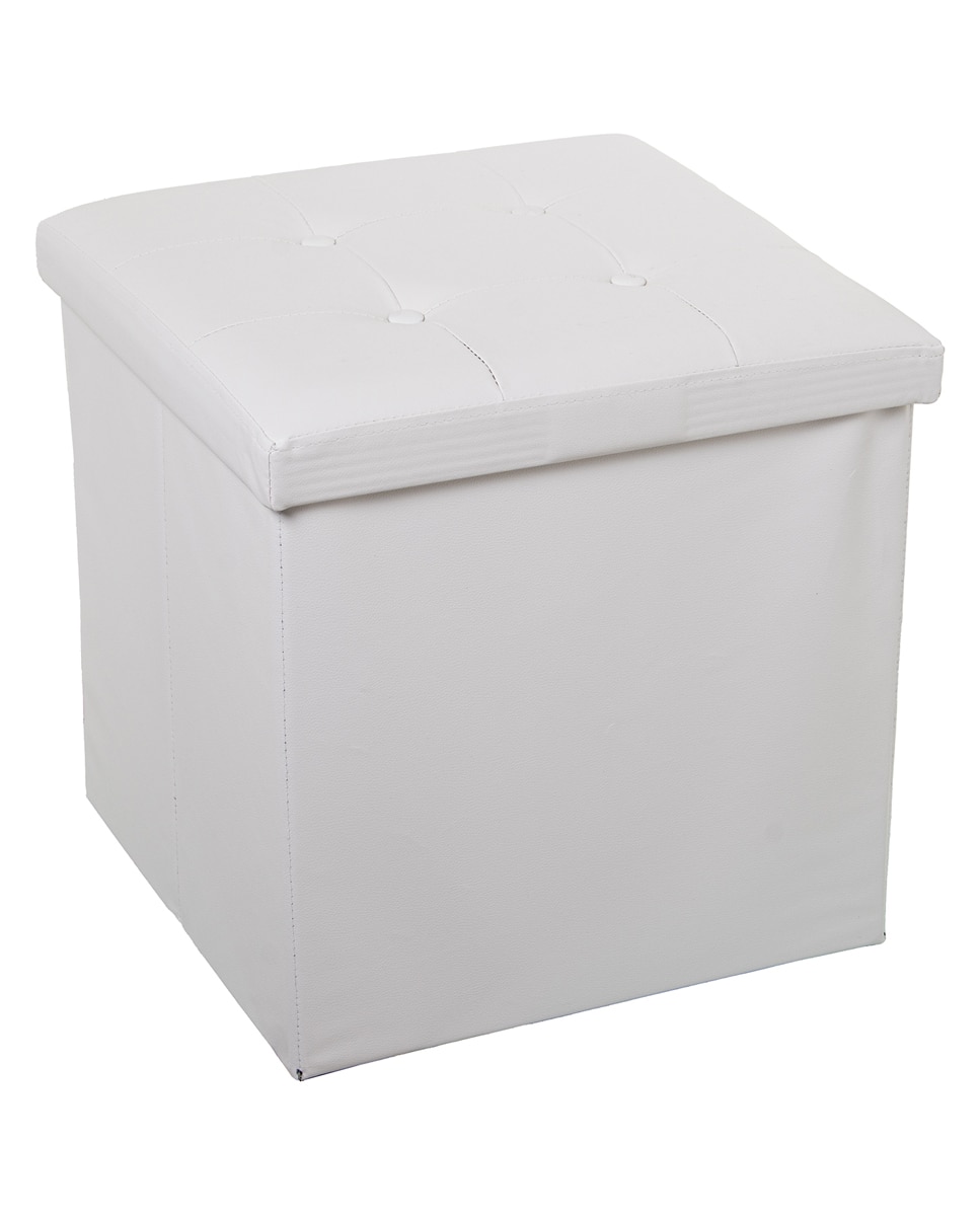 Imagen 0 de Puf plegable polipiel almacena