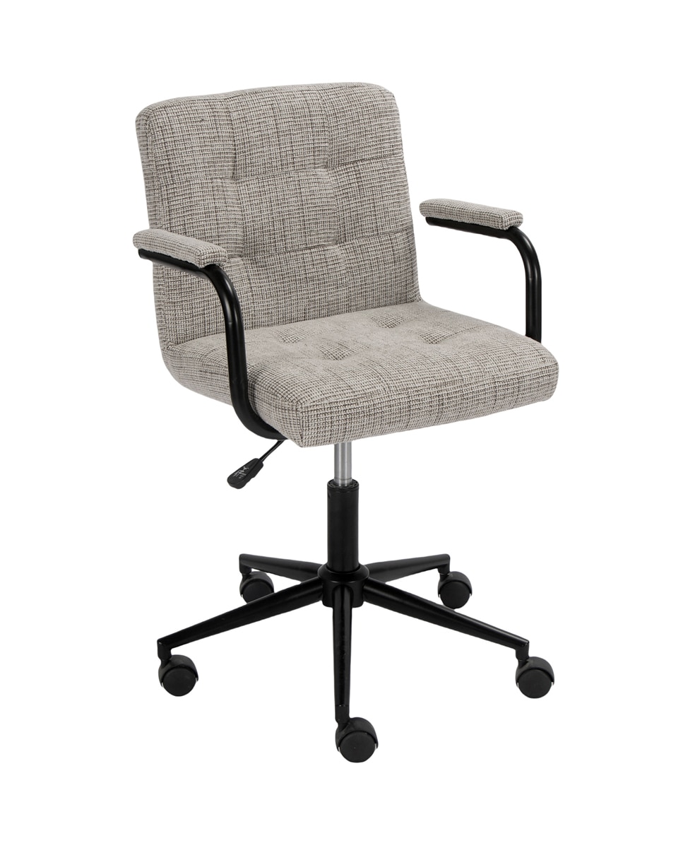 Imagen 0 de Silla giratoria metal con rued