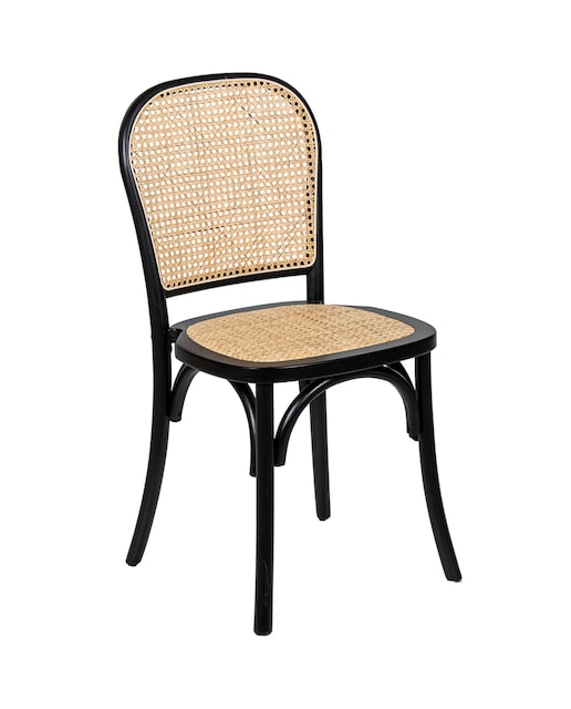 Imagen 0 de Silla madera y ratan 45x48x96c