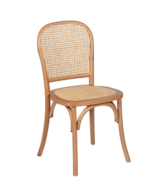 Imagen 0 de Silla madera y ratan 45x48x96c