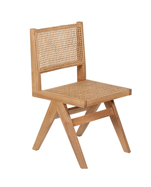 Imagen 0 de Silla madera y ratan 46x54x82