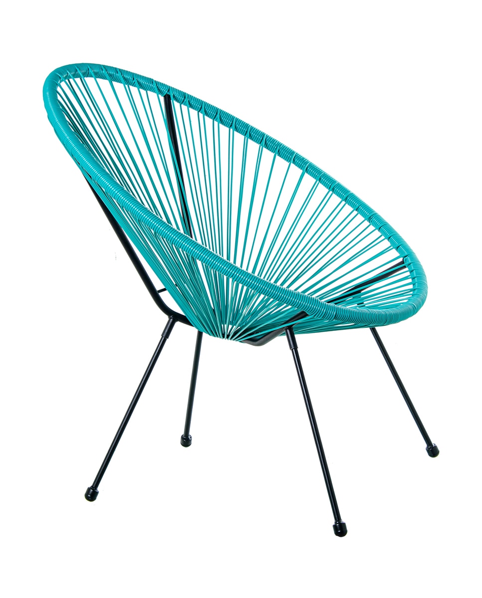 Imagen 0 de Sillon exterior acero, mimbre