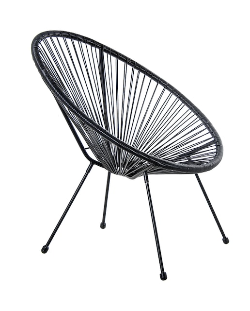 Imagen 0 de Sillon exterior acero, mimbre