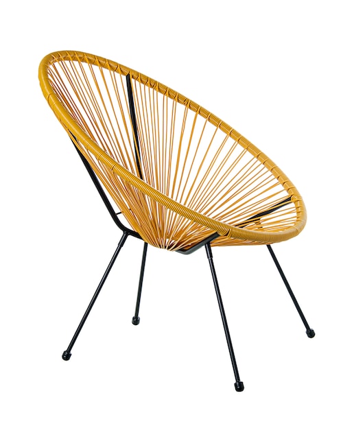 Imagen 0 de Sillon exterior acero, mimbre