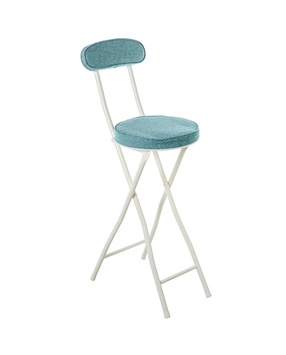 Imagen 0 de Taburete alto con respaldo met