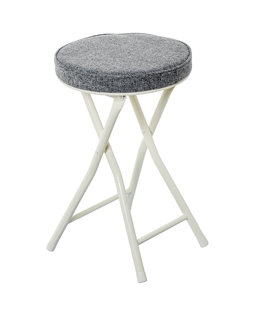 Imagen 0 de Taburete plegable metal tela 3