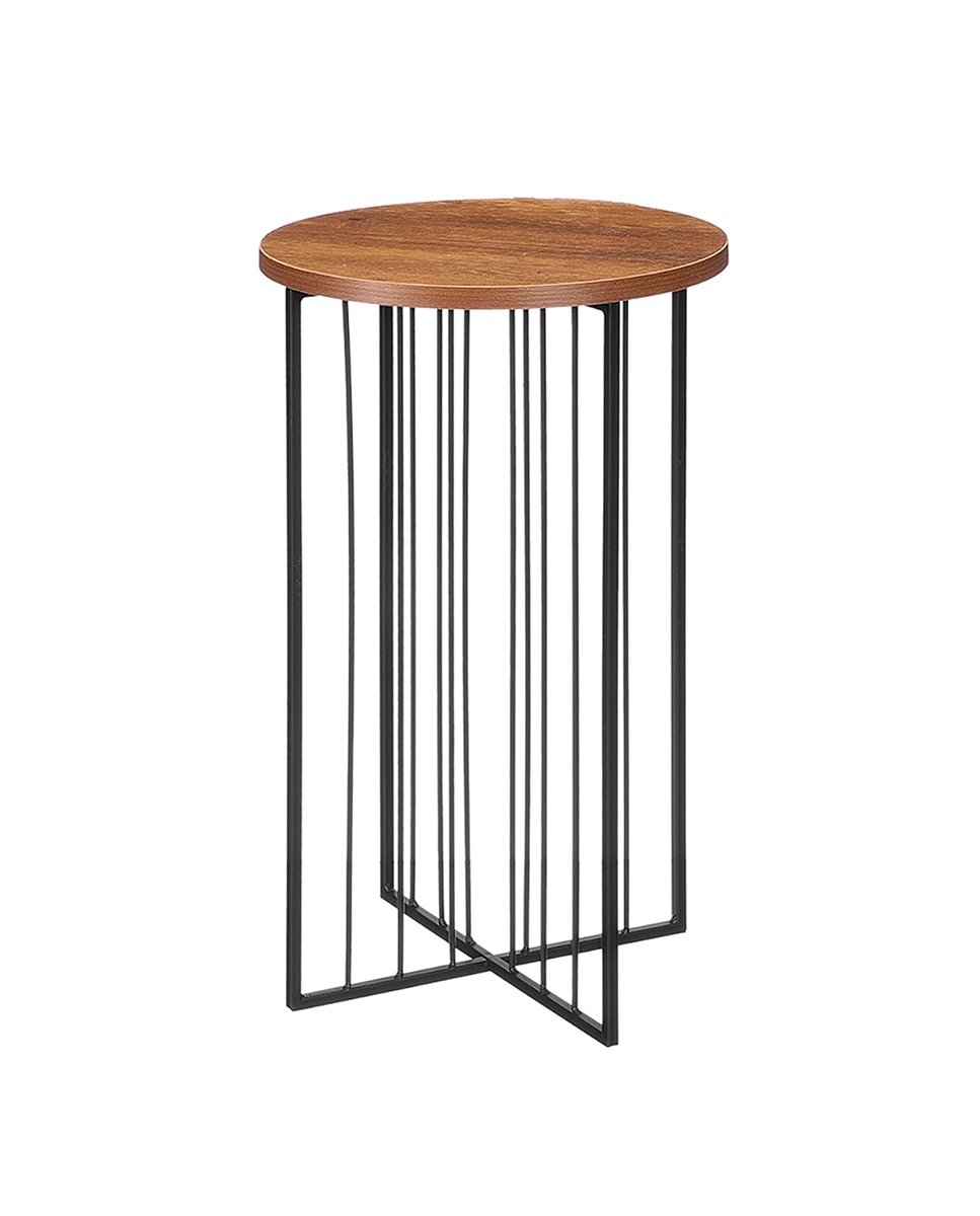 Imagen 0 de Mesa auxiliar redonda alta.