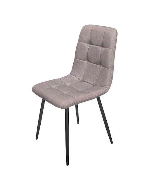 Imagen 0 de Pack 4 sillas anchas de loneta en color gris.