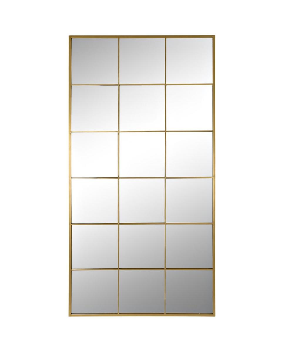 Imagen 0 de Espejo hierro cristal 90x1x180 ventana dorado