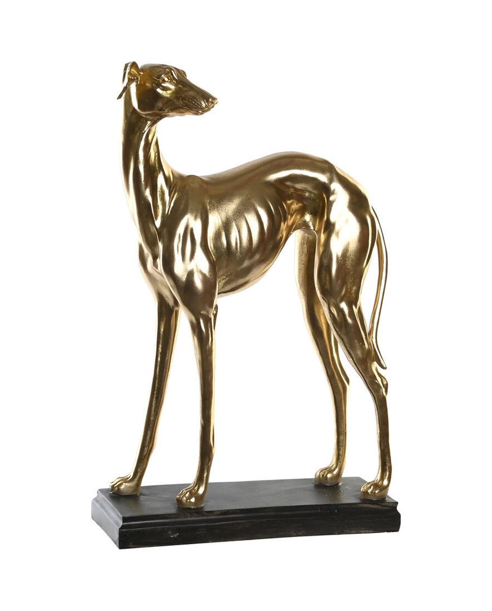Imagen 0 de Figura resina 44,5x17x65,5 galgo dorado