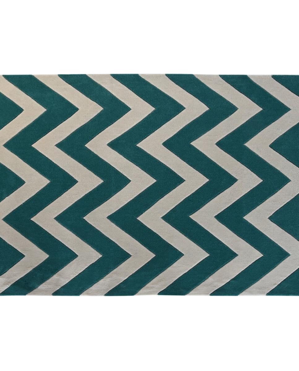 Imagen 0 de Alfombra poliéster 120x180x2 1800 gr. zigzag