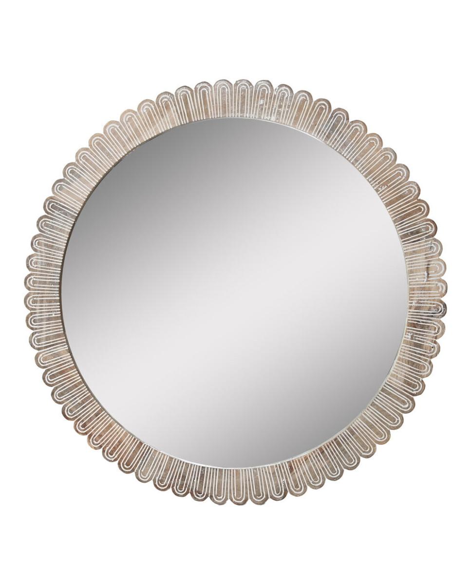 Imagen 0 de Espejo mango cristal 71x3x71 58,40x58,40 decapé