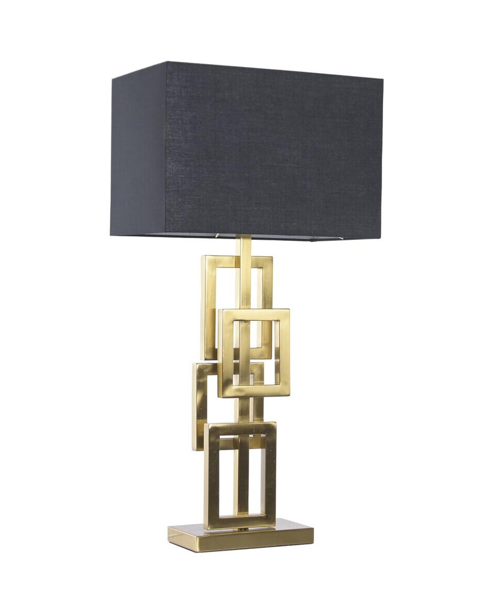 Imagen 0 de Lámpara sobremesa metal 38x23x78 dorado