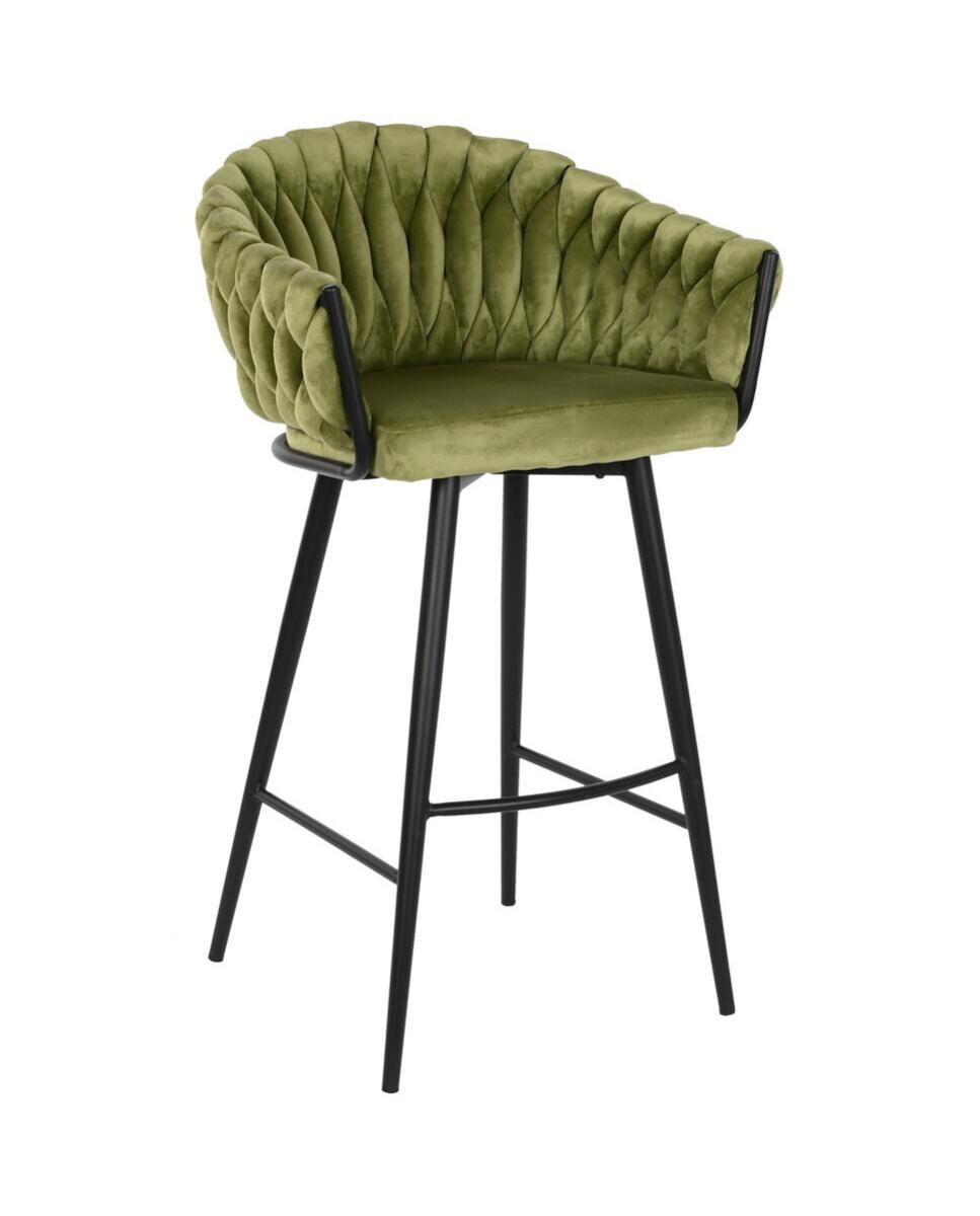 Imagen 0 de Taburete poliéster metal 53x58x101 verde