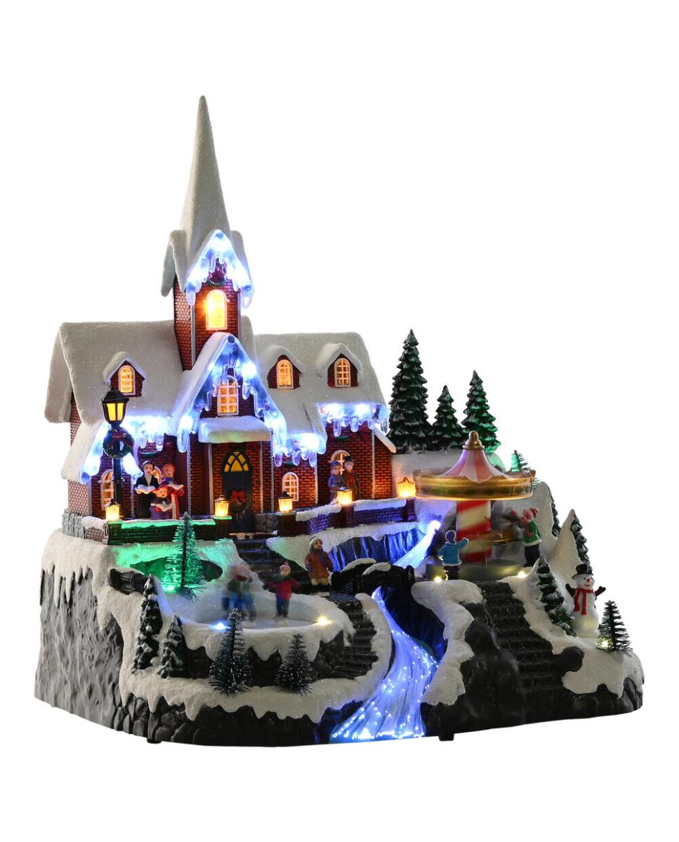 Imagen 0 de Ciudad led resina 33x31x38